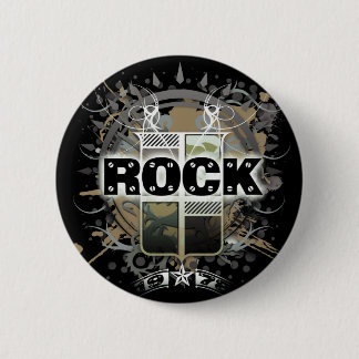 Rock=Life ' Rock' Badge Ronde Button 5,7 Cm