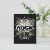 Rock=Life ' Rock'-Briefkaart Briefkaart (Staand voorkant)