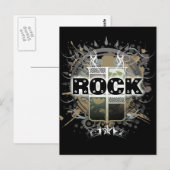 Rock=Life ' Rock'-Briefkaart Briefkaart (Voorkant / Achterkant)