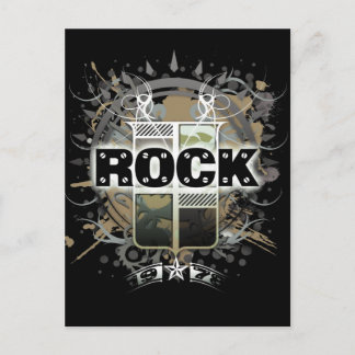 Rock=Life ' Rock'-Briefkaart Briefkaart