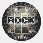Rock=Life ' Rock' Sticker (Voorkant)