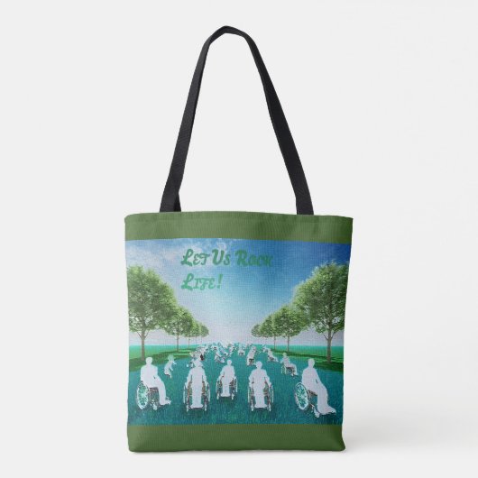 Rock Life Tote Bag (Achterkant)