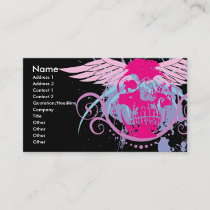 Rock=Life 'Trendskull'-profielkaart Visitekaartje