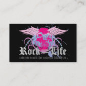Rock=Life 'Trendskull'-profielkaart Visitekaartje (Achterkant)