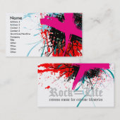 Rock=Life 'X-rating'-profielkaart Visitekaartje (Voorkant / Achterkant)