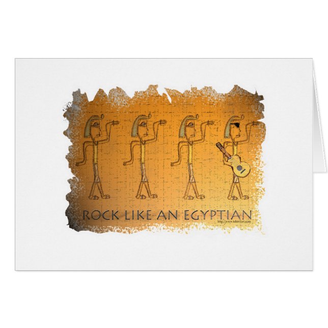 Rock like a Egyptian (Voorkant Horizontaal)