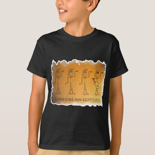 Rock like a Egyptian T-shirt (Voorkant)