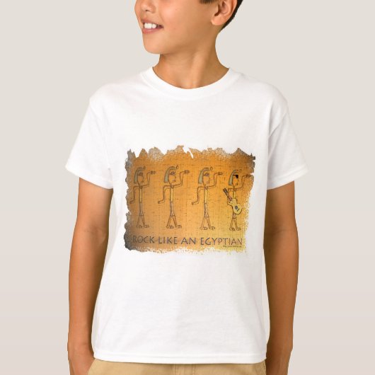 Rock like a Egyptian T-shirt (Voorkant)