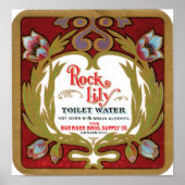 Rock Lily Toilet Water Poster (Voorkant)