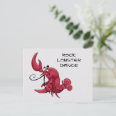 Rock Lobster Dance Briefkaart (Staand voorkant)
