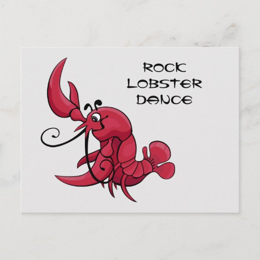 Rock Lobster Dance Briefkaart (Voorkant)