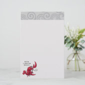 Rock Lobster Dance Briefpapier (Staand voorkant)