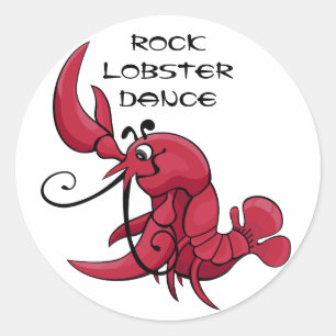 Rock Lobster Dance Ronde Sticker