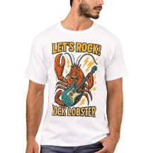 Rock Lobster Guitar Cartoon Design