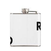 Rock Loud Flask voor Drunks Heupfles (Achterkant)