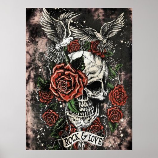 Rock & Love Poster (Voorkant)