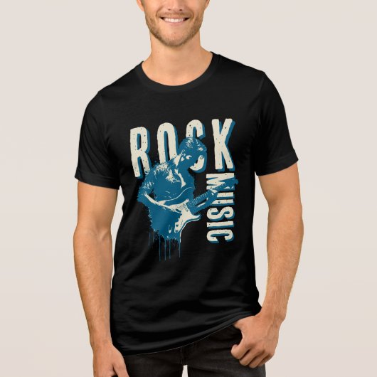 Rock Man Tri-Blend Shirt (Voorkant)