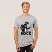 Rock Man Tri-Blend Shirt (Voorkant volledig)