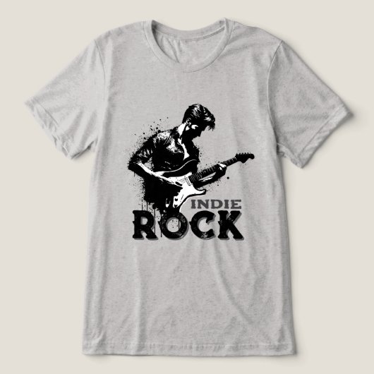 Rock Man Tri-Blend Shirt (Design voorkant)