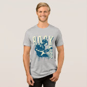 Rock Man Tri-Blend Shirt (Voorkant volledig)