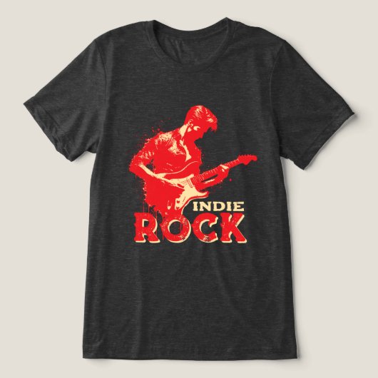 Rock Man Tri-Blend Shirt (Design voorkant)