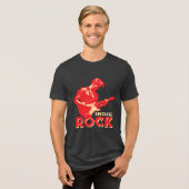 Rock Man Tri-Blend Shirt (Voorkant volledig)