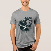 Rock Man Tri-Blend Shirt (Voorkant)