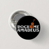Rock Me Amadeus Classical Rock Music Flair Button (Voorkant /achterkant)