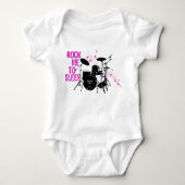 Rock me in slaap drums romper (Voorkant)