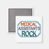 Rock medische assistenten magneet (Voorkant / Achterkant)