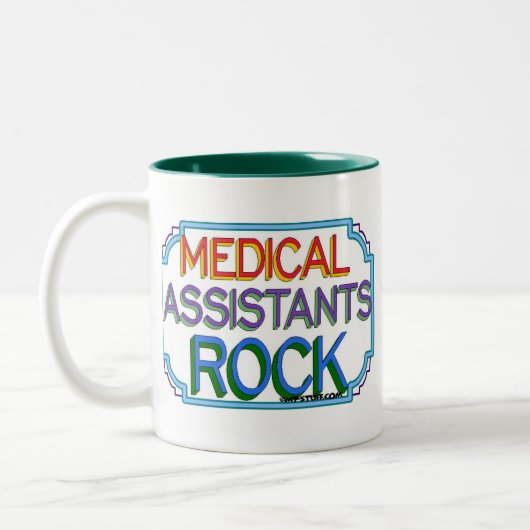 Rock medische assistenten tweekleurige koffiemok (Links)