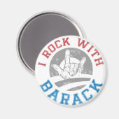 Rock met Barack Magneet (Voorkant / Achterkant)