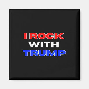 Rock met Trump Magneet