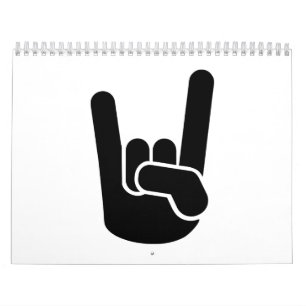 Rock Metal Hand Kalender
