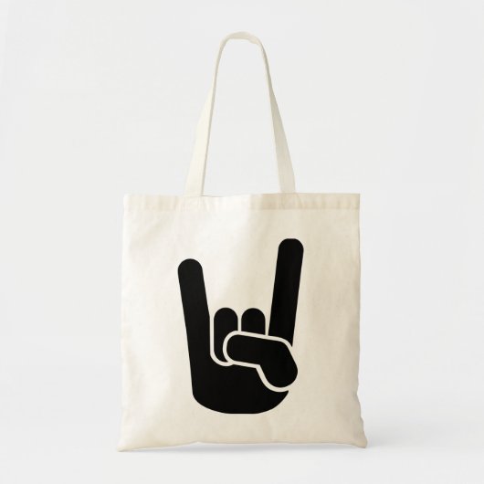 Rock Metal Hand Tote Bag (Voorkant)