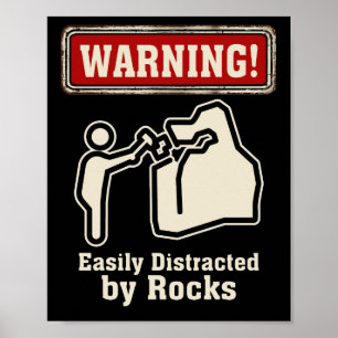 Rock Mineral Collector, gemakkelijk verstoord door Poster