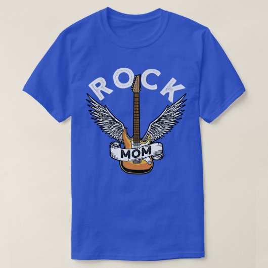 Rock MomRock And Roll Electronic Rock Guitar1075 T-shirt (Design voorkant)