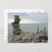Rock-monumenten van Mackinac Island, MI - Briefkaa Briefkaart (Voorkant / Achterkant)