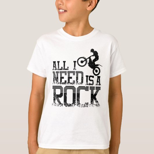 Rock Moto Trial Bike T-shirt (Voorkant)