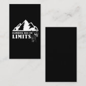Rock Mountain (bergbeklimming) no Limit Carabiner Visitekaartje (Voorkant / Achterkant)