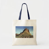 Rock Mountain Summit Utah Desert Foto Tote Bag (Voorkant)