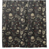 Rock Music Douchegordijn (Voorkant)