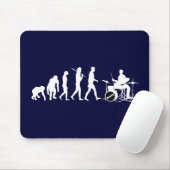 Rock Music Drummer en Jazz Dubstep Drums Muismat (Met muis)