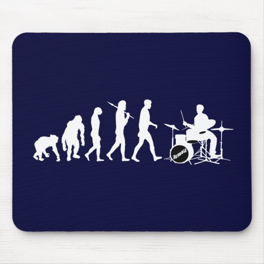 Rock Music Drummer en Jazz Dubstep Drums Muismat (Voorkant)