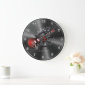 Rock Music Guitar - Red Grote Klok (Huis)