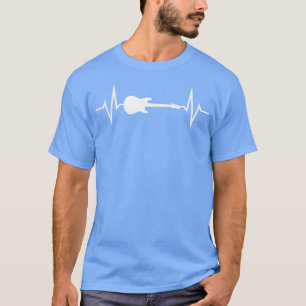 Rock Music Lover Electric Guitar Heartbeat 2766 T-shirt