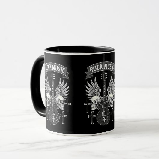 Rock Music Mok (Voorkant links)