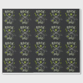 Rock Music Pattern Cadeaupapier (Vlak)