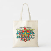 Rock Music Soul Canvas tas (Achterkant)