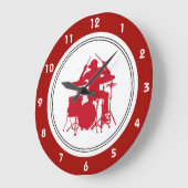 Rock Music Wall Clocks Grote Klok (Hoek)